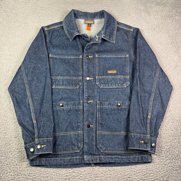Patagonia Other - Patagonia Iron Forge Hemp Denim Chore Coat Jacket Mens S Blue Workwear Rancher